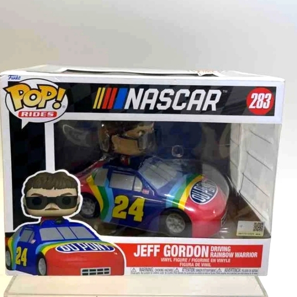 Funko Pop! NASCAR Jeff Gordon Rainbow Warrior Figure - Picture 1 of 7